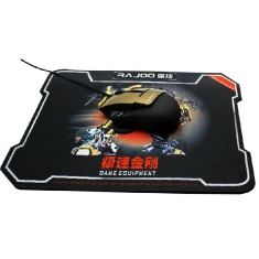 雷技正品专业游戏竞技电脑鼠标垫300MM*250MM*加厚5MM鼠标垫