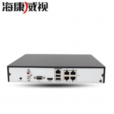 海康威视DS-7804N-F1/4P  4路POE网络监控高清硬盘录像机 监控主机