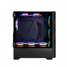金河田Z20钻石版电脑台式钢化玻璃水冷机箱背线DIY游戏atx机箱
