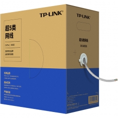 TP-LINK TL-EC5e-305A超五类0.5非屏蔽网络工程线无氧铜网线足305米