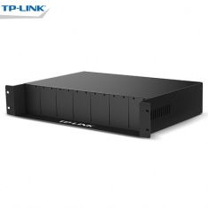 TP-LINK TL-FC1420 双电源14槽14路光纤收发器机架机箱 标准机架 支持热插拔 集中统一供电