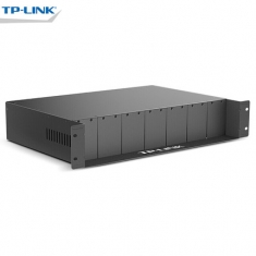 TP-LINK TL-FC1420 双电源14槽14路光纤收发器机架机箱 标准机架 支持热插拔 集中统一供电