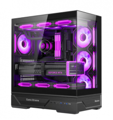 航嘉（Huntkey）GX760A天选人 海景房机箱 支持顶部360水冷
